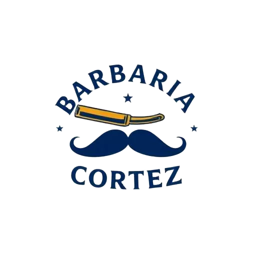 Logo Barbearia Cortez